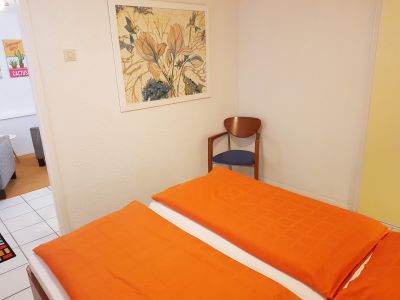 slaapkamer zomerhuis in B&B Seahorse